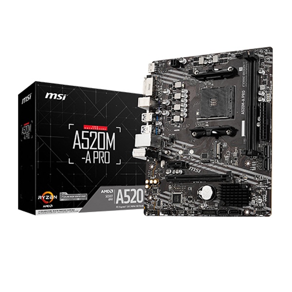 [MSI] A520M-A PRO (AMD A520/M-ATX)