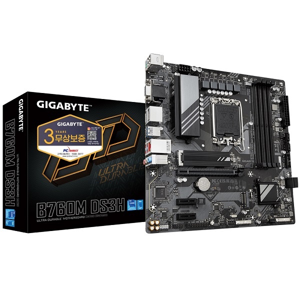 [GIGABYTE] B760M DS3H 피씨디렉트 (인텔B760/M-ATX)