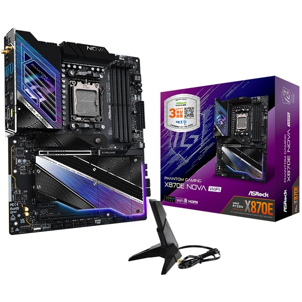 [ASRock] X870E Nova WiFi 에즈윈 (AMD X870E/ATX)