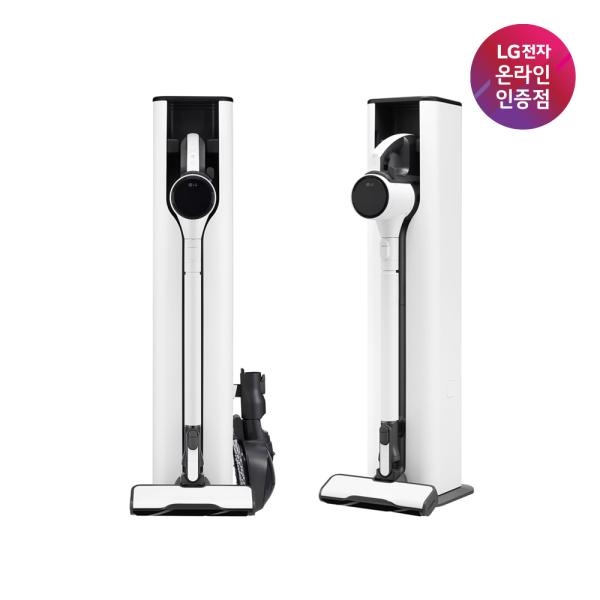 [LG전자] 코드제로 오브제컬렉션 올인원타워 무선청소기 [에센스화이트/AX927BHE]