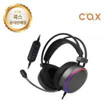[COX] [헤드셋] CH43 초경량 [가상 7.1ch] [블랙]