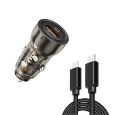 [비잽] 48W PD PPS 2포트 차량용 시거잭 초고속 충전기 케이블 포함 [BZD48W]