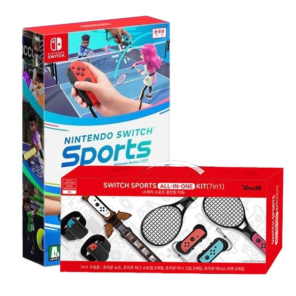 [닌텐도] SWITCH 닌텐도 스위치 스포츠 & 스포츠 키트 7in1